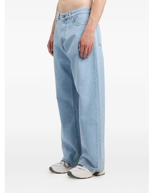 Palm Angels Blue Five-Pockets Jeans for men