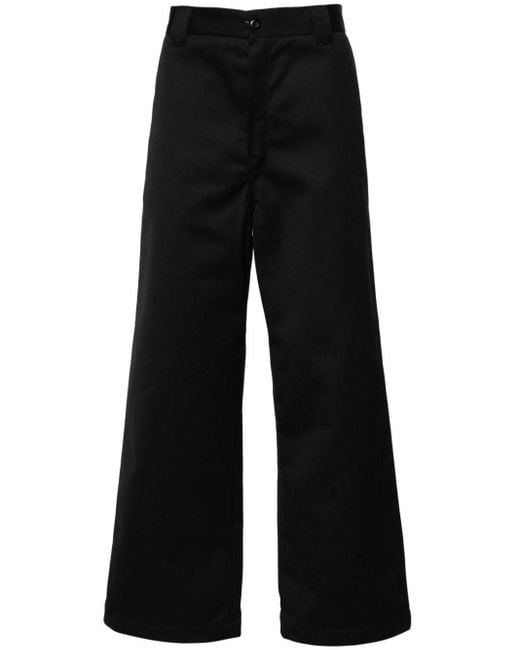 Carhartt Black Brooker Wide-leg Trousers for men