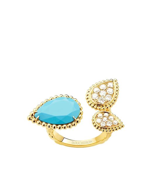 Boucheron Serpent Bohème ダイヤモンド リング 18kイエローゴールド Metallic