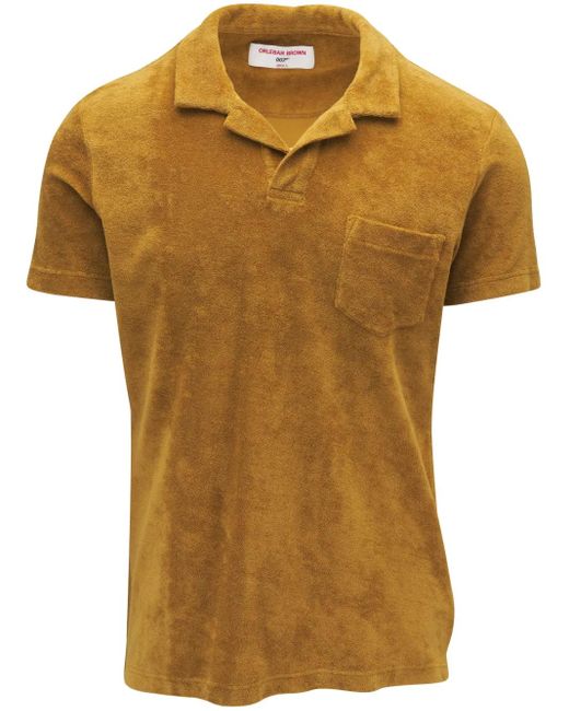 メンズ Orlebar Brown ポロシャツ Yellow
