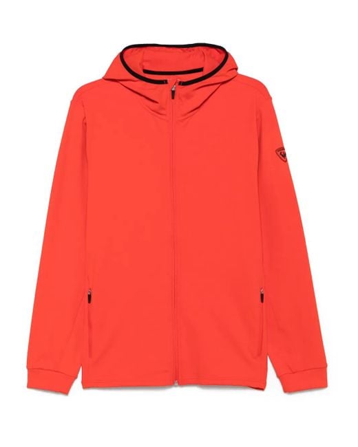 Rossignol Red Hoodie À Logo En Caoutchouc for men