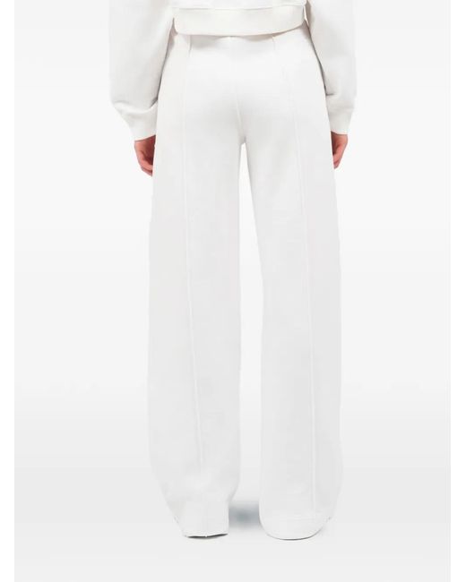 Roberto Cavalli White Tiger Appliqué Drawstring Trousers