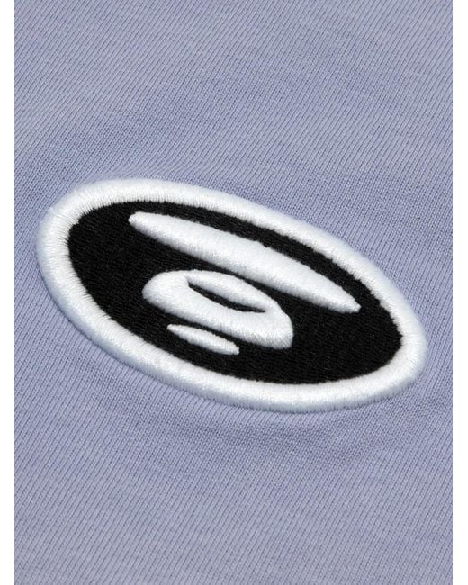 Aape By A Bathing Ape Blue Aapeunvs Graphic-Print Cotton T-Shirt for men