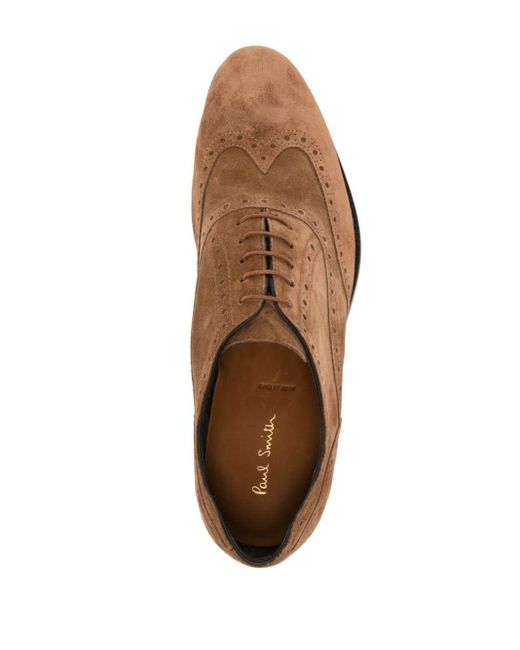 Paul Smith Leather Suede Brogues in Brown for Men | Lyst