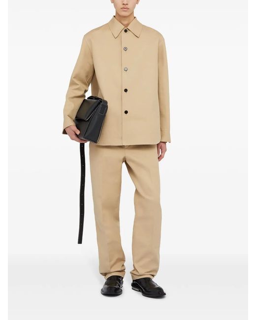 Jil Sander Natural Double Overshirt for men