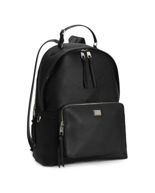 Dolce & Gabbana Black Vittoria Calfskin Backpack for men