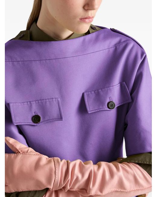 Prada Purple Chino Dress