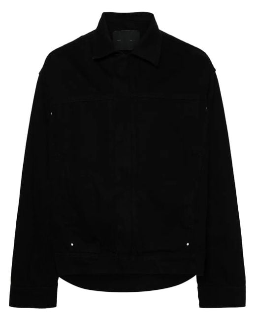 Sobrecamisa vaquera con capucha HELIOT EMIL de hombre de color Black