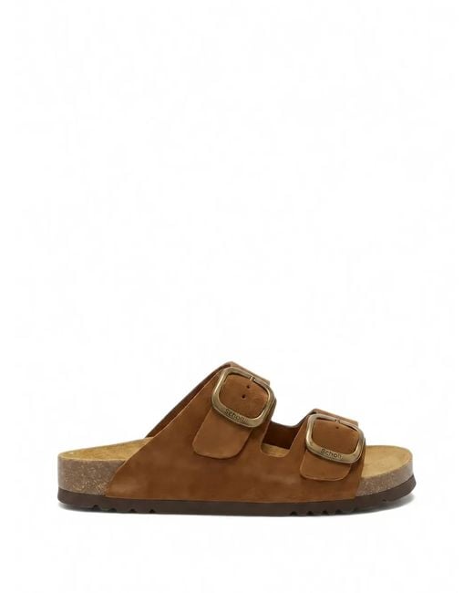 Scholl Brown Sandales À Boucle