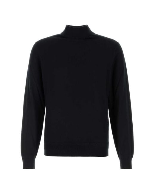 Tom Ford Blue High-Neck Sweater for men