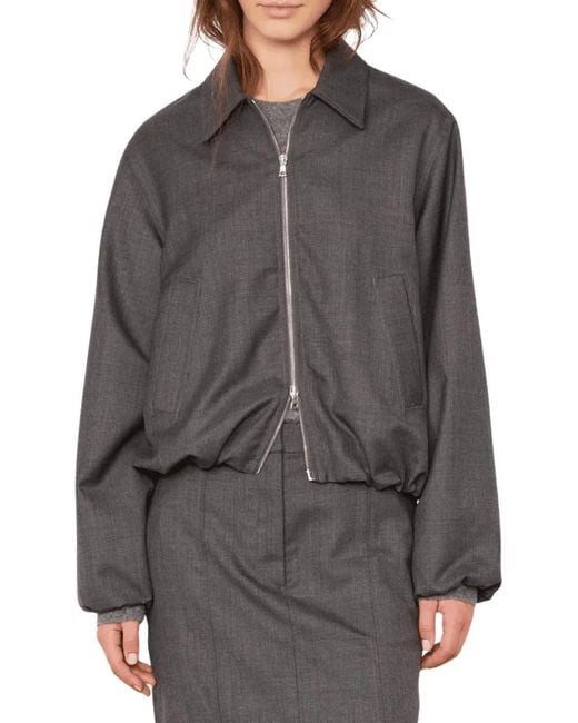 Officine Generale Gray Marla Zip-Up Jacket