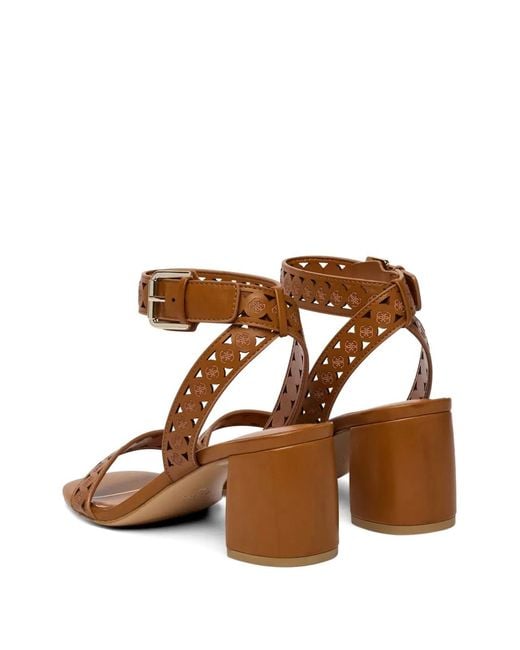 Guess Brown Gastine Logo-Debossed Sandals