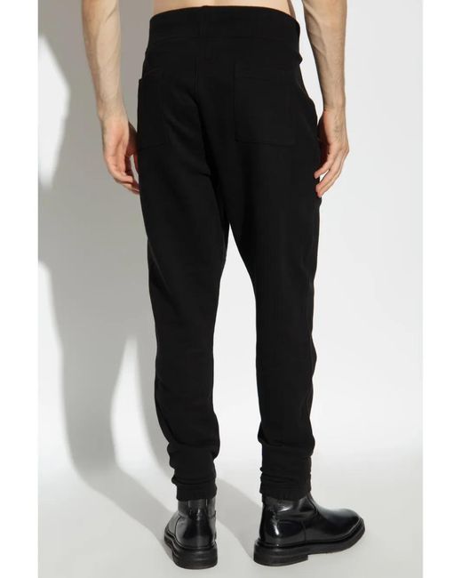 AllSaints Black Raven Track Pants for men