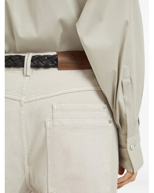 Brunello Cucinelli Gewelfde Broek in het White