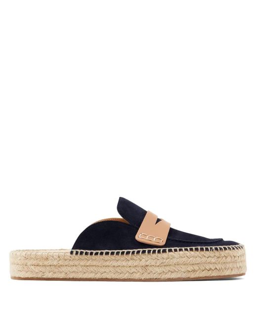 J.W. Anderson Blue Espadrilles Aus Wildleder