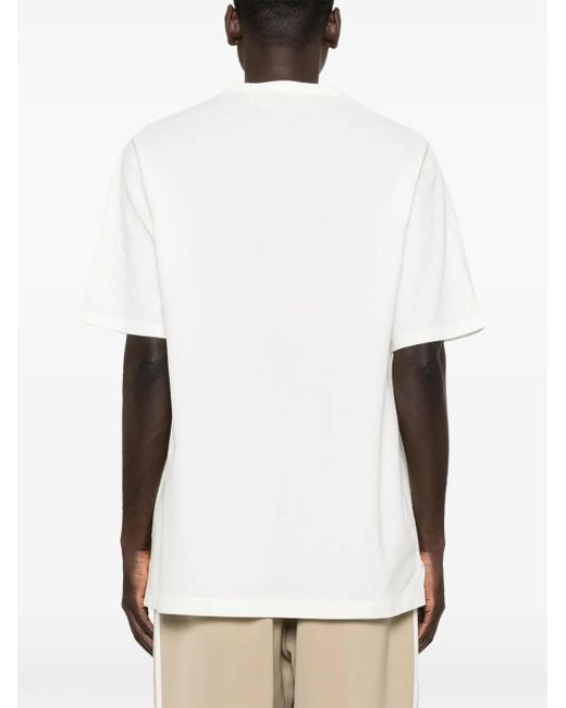 Y-3 White Crepe Jersey T-Shirt