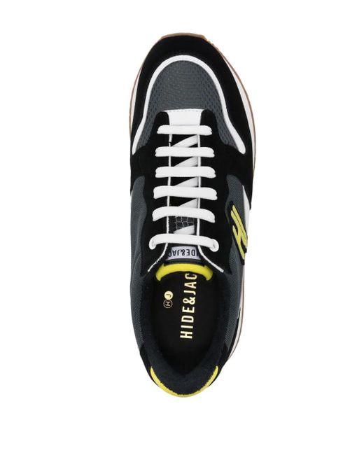 HIDE & JACK Black Over Running Sneakers