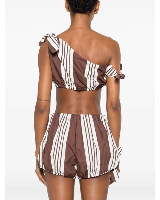 Posse Pink Rosie Striped-Print Top