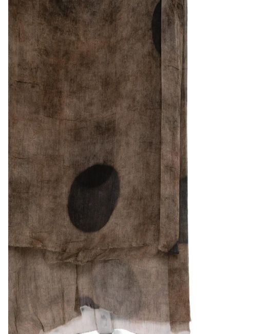 Uma Wang Brown Sciarpa Scarf