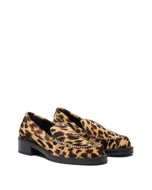 Stuart Weitzman Brown 40Mm Grayson Loafers