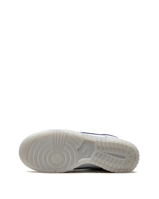 Nike White Dunk Low "Wolf/Pure Platinum" Sneakers