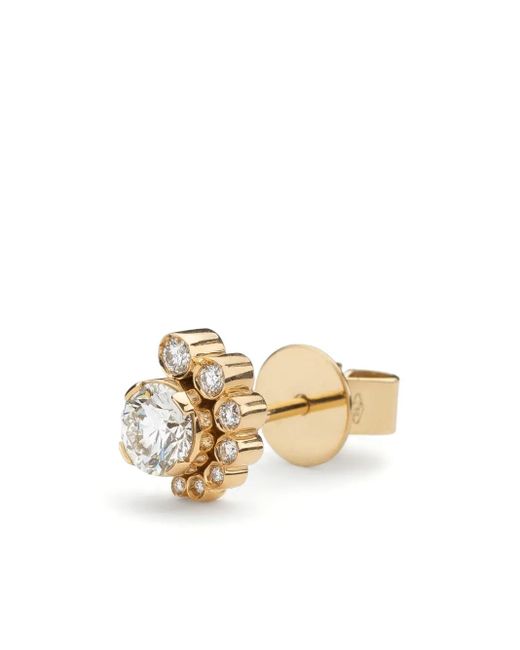 Sophie Bille Brahe Metallic 18K Recycled Petite Celestine Diamond Earring