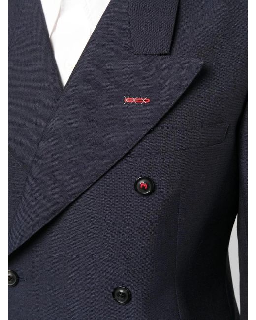 Blazer Doppiopetto di Maison Margiela in Blue da Uomo