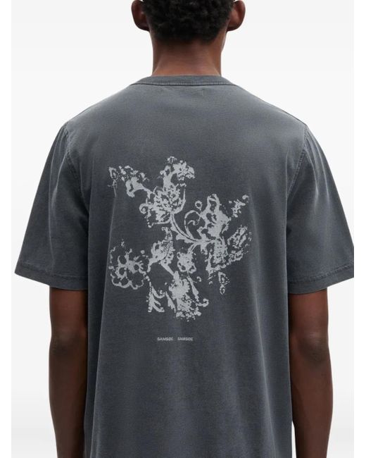 Samsøe & Samsøe Gray Saphil T-Shirt for men