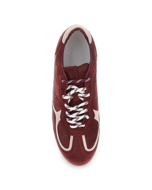 Alohas Purple Logo-Print Panelled Sneakers