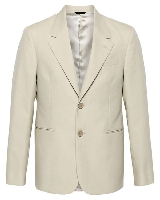 Fendi Natural Single-Breasted Blazer for men