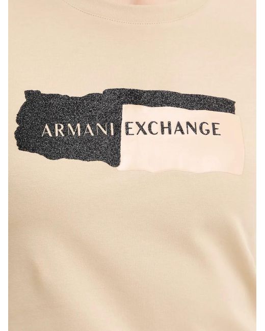 ARMANI EXCHANGE Black Short-Sleeve T-Shirt