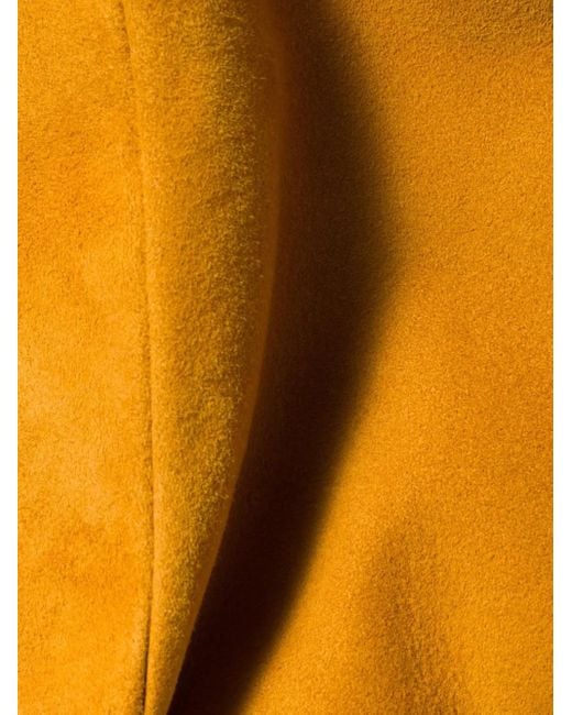Miu Miu スエード ショルダーバッグ Yellow