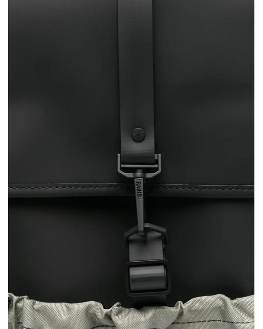 Rains Black Mini Mix Backpack
