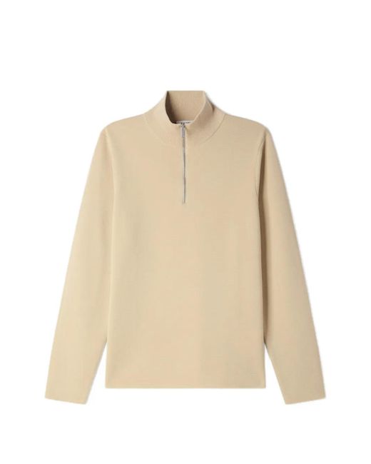 Sandro Natural Half-Zip Sweatshirt for men