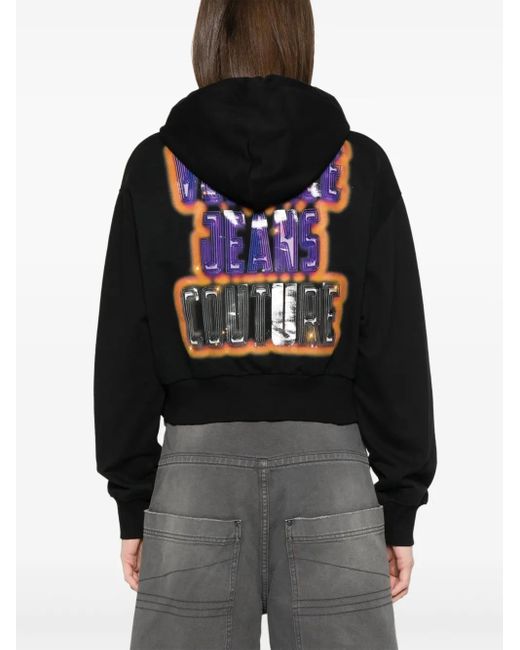 Versace Jeans Couture Black Sauvage Hoodie