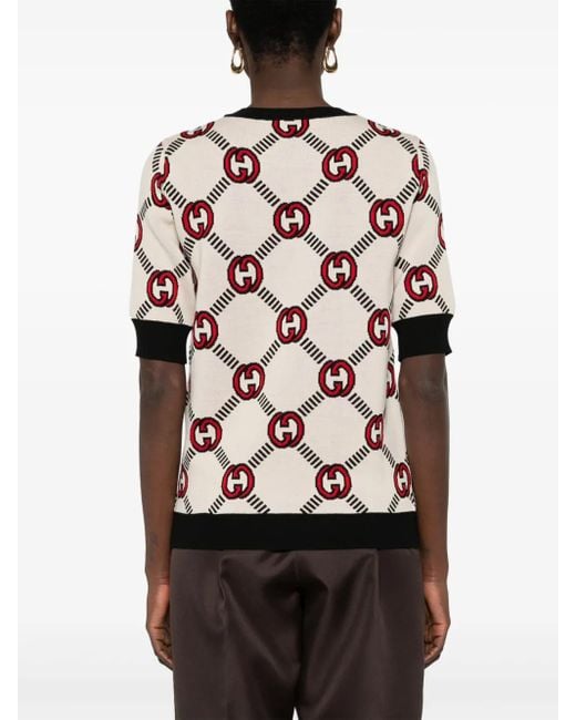 Gucci Natural Interlocking G Sweater