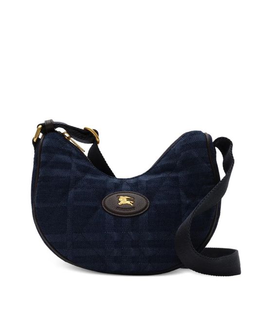 Burberry Blue Horseshoe Crossbody Bag​