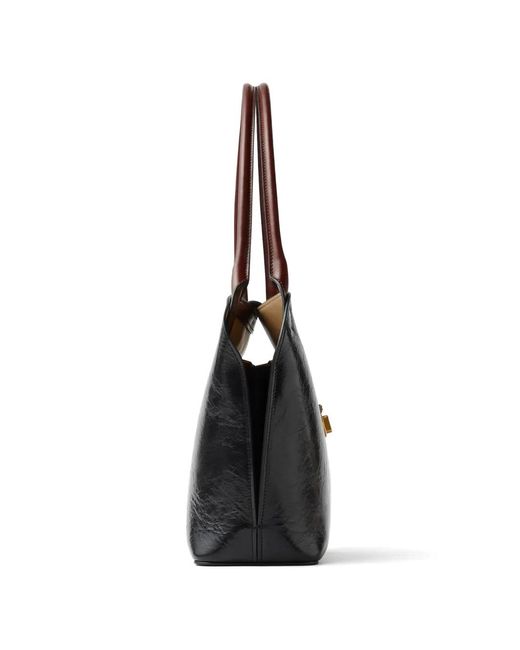 Versace Black Vivian Leather Shoulder Bag