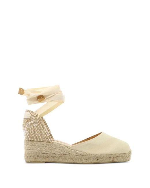 Castaner Metallic Carina Wedge Espadrilles