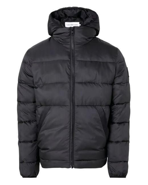メンズ Calvin Klein キルティング ジャケット Black