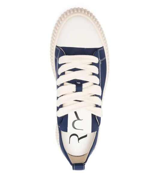 Rhun Blue Treble Sneakers for men
