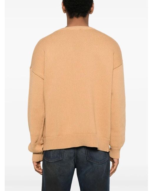Etudes Studio Natural Round-Neck Cotton Sweater