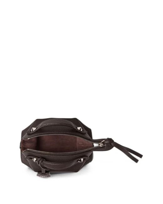 Fendi Black By The Way Soft Mini Ebony Leather Bag