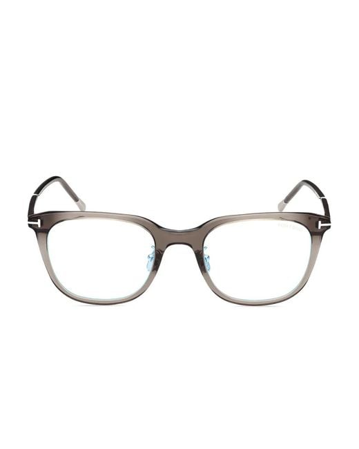 Tom Ford Brown Square-Frame Glasses for men