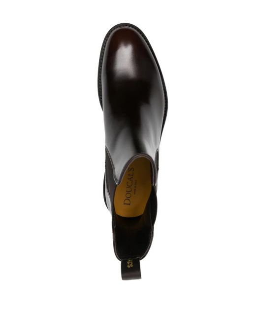 Bottines À Détails De Surpiqûres Doucal's pour homme en coloris Black