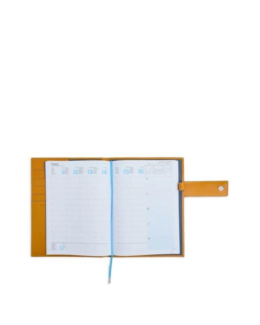 Piquadro Yellow Weekly Planner
