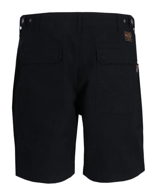 Deus Ex Machina Black Bermuda Shorts for men