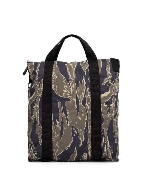 AllSaints Black Kei Backpack for men