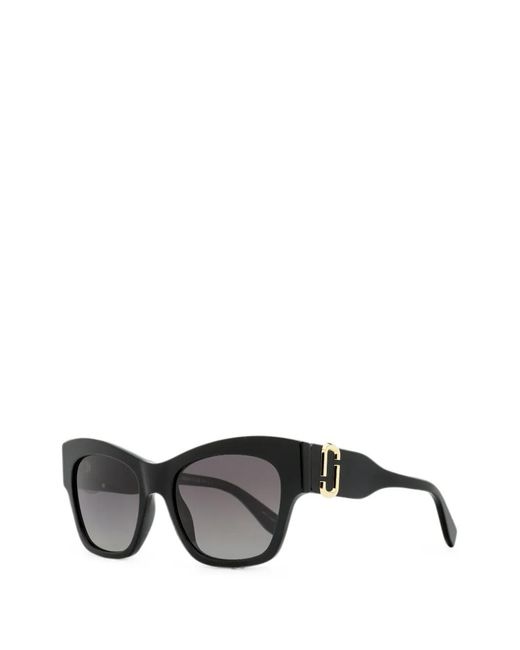 Marc Jacobs Black Lunettes De Soleil À Monture Carrée