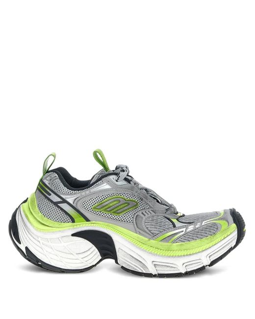 メンズ Balenciaga 6xl Mesh-panelled Lace-up Sneakers Green
